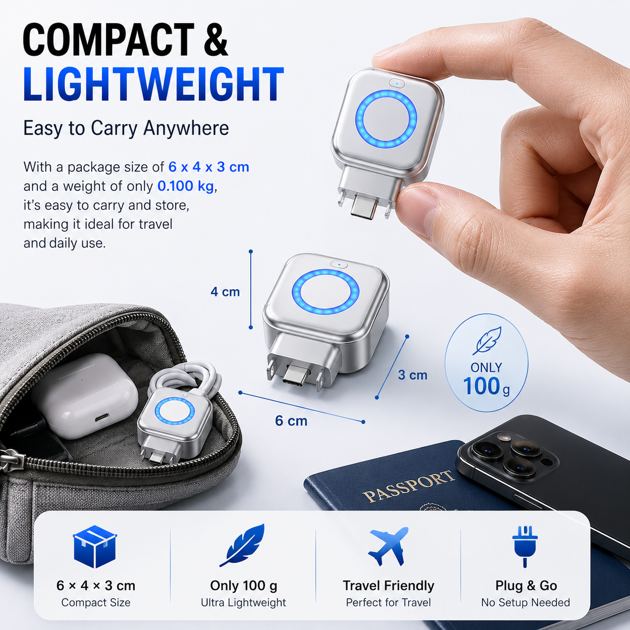 ALVERAX Auto-Eject Smart Charging Node (140W)