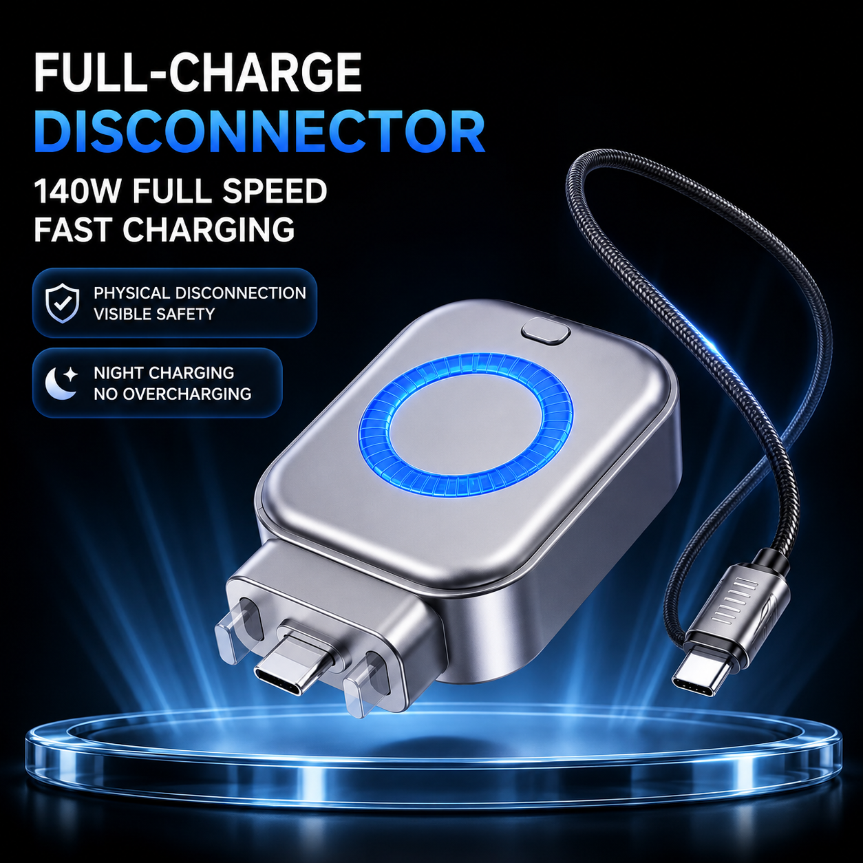 ALVERAX Auto-Eject Smart Charging Node (140W)
